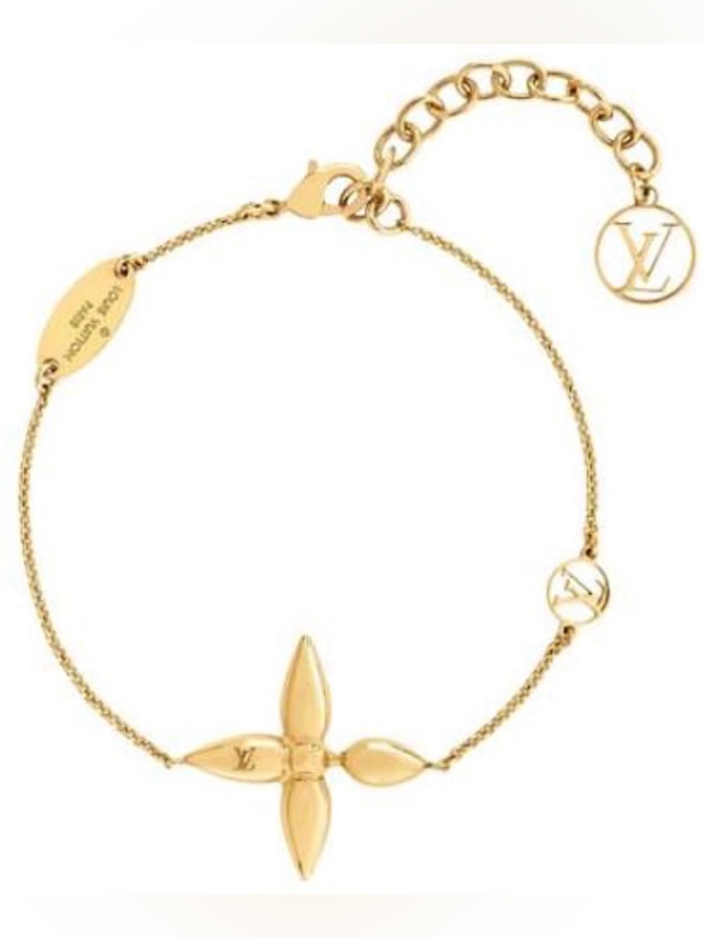 ✨⭐️ LV Louisette Gold tone Bracelet 💛